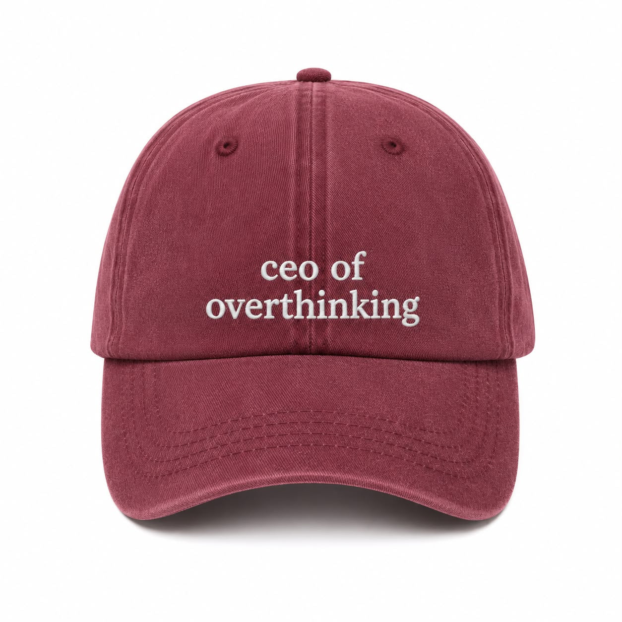CEO of Overthinking Cap (Pale Pink)